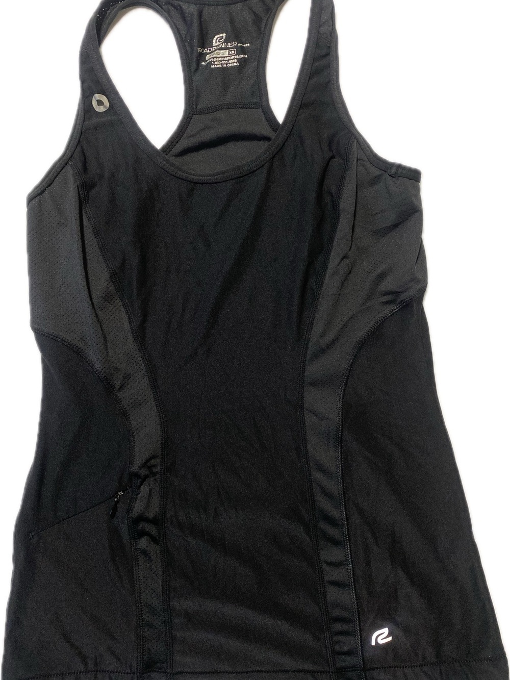 Rogers Racerback Black Performance Tank